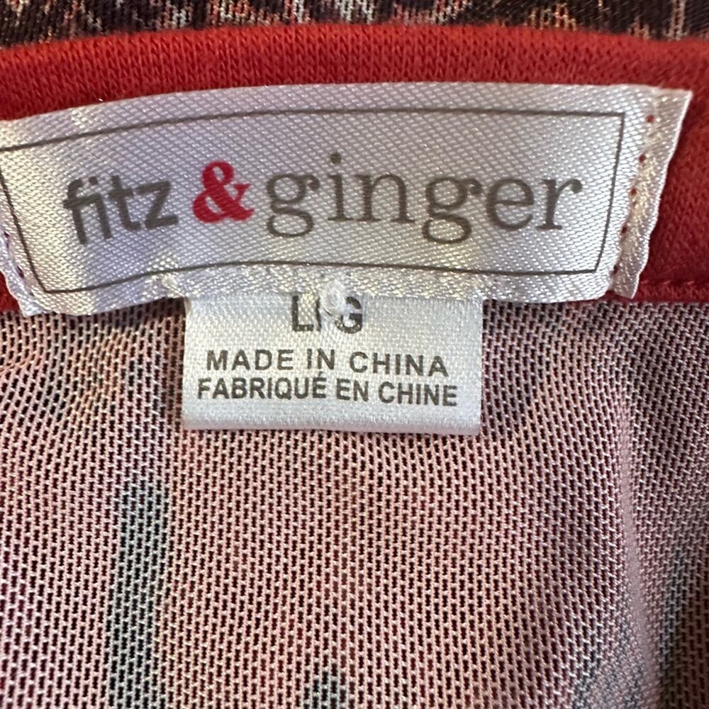 Fits and Ginger Jungle Pattern Tunic L - Picture 8 of 8